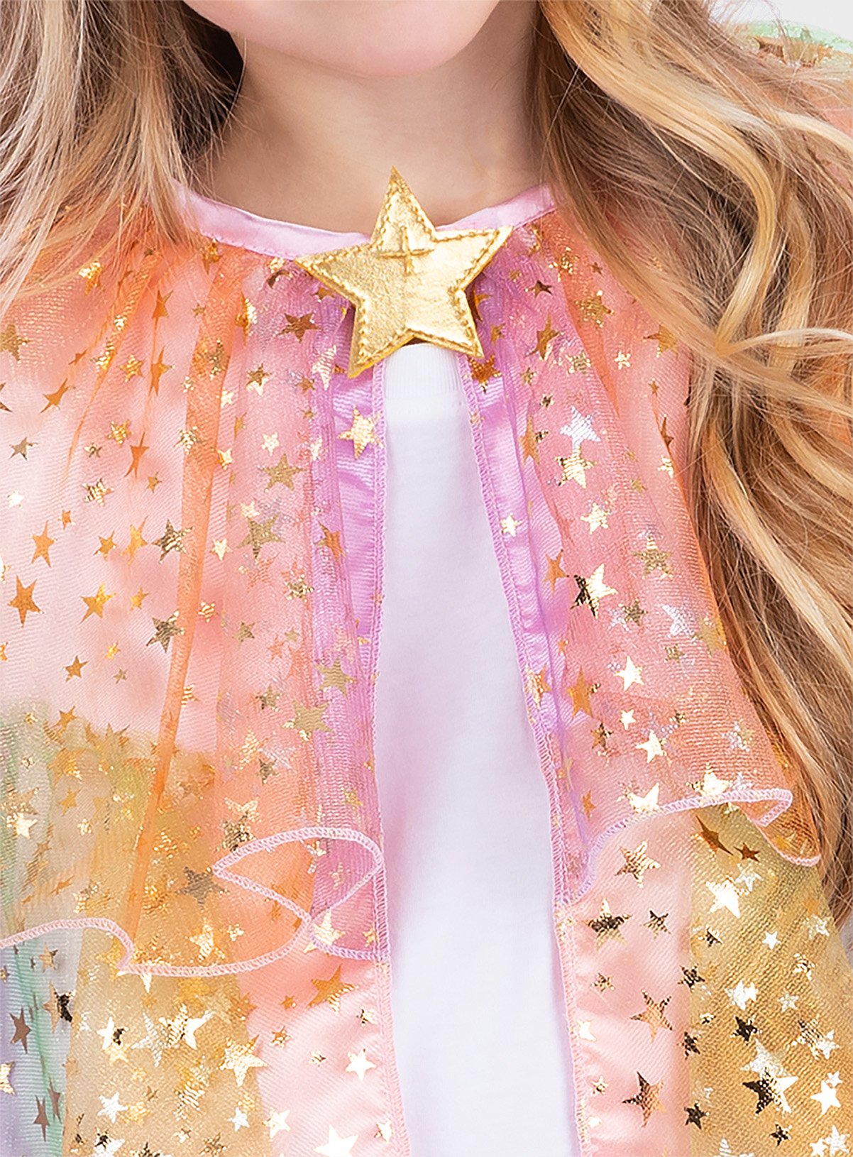 Rainbow Star Cape & Crown Fancy Dress Set One Size - Image 6 thumbnail
